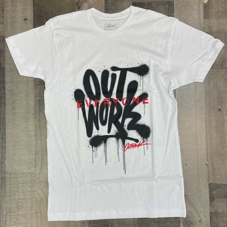Outrank- out work everyone ss tee