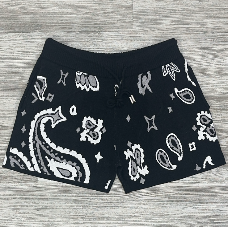 Foreign Brands- knit shorts (black)