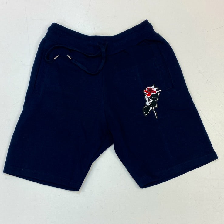 Rawyalty- rose shorts (navy)