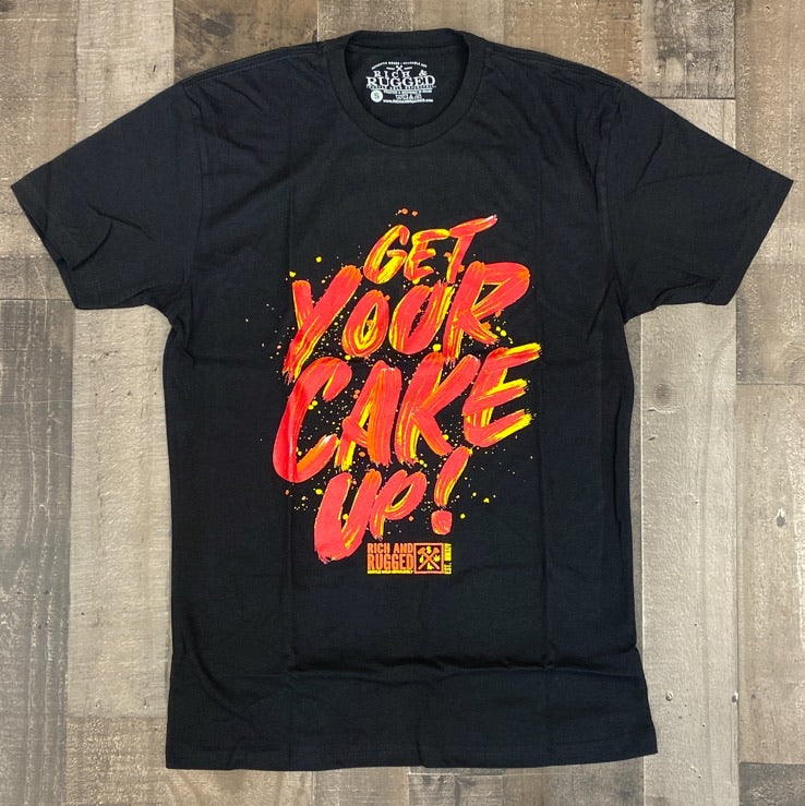Rich & Rugged- get your cake up ss tee (infrared)