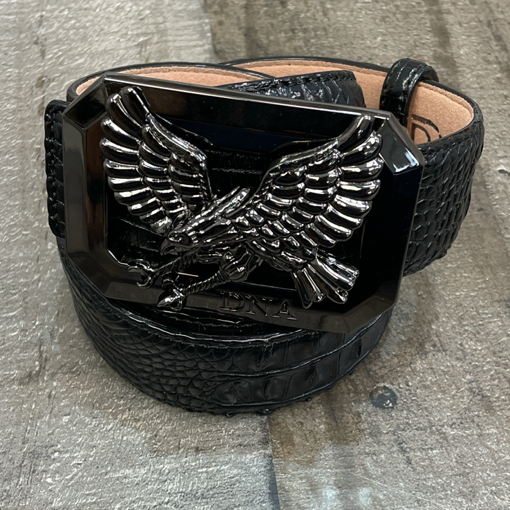 DNA Premium Wear- Eagle leather belt (black)