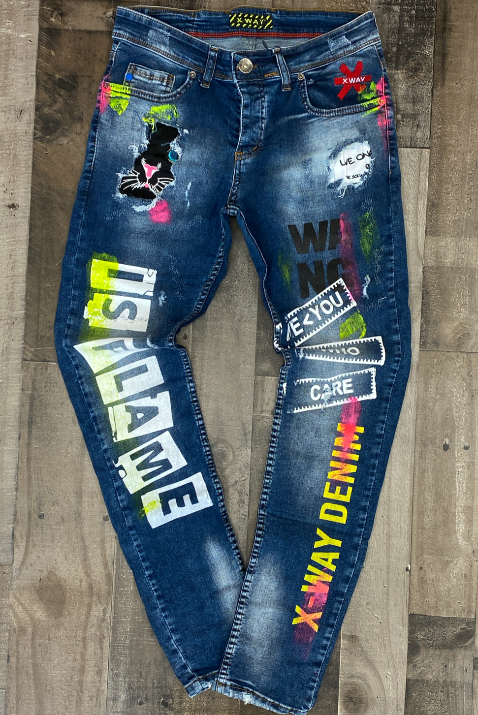 X Way- blackcat jeans
