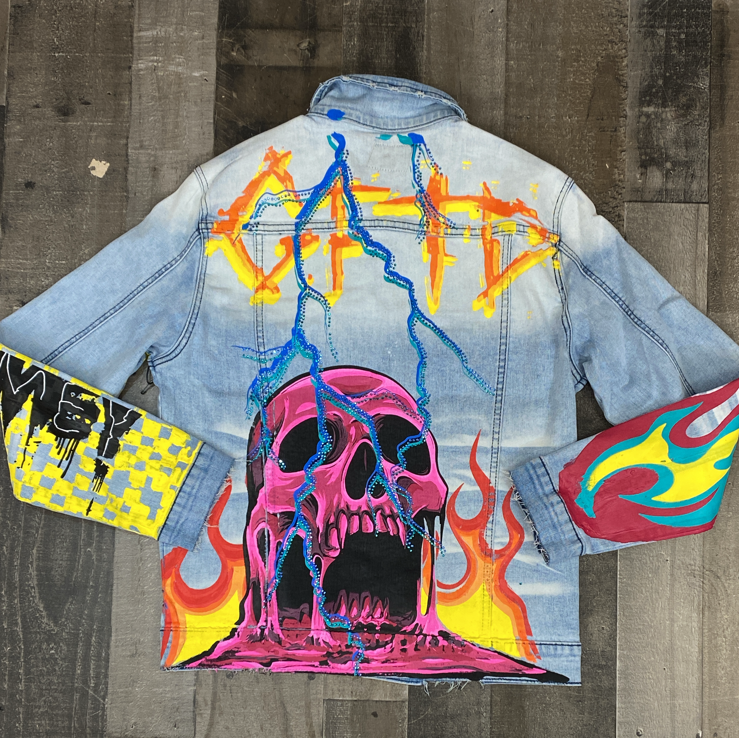 
                  
                    GFTD- lightning jean jacket
                  
                