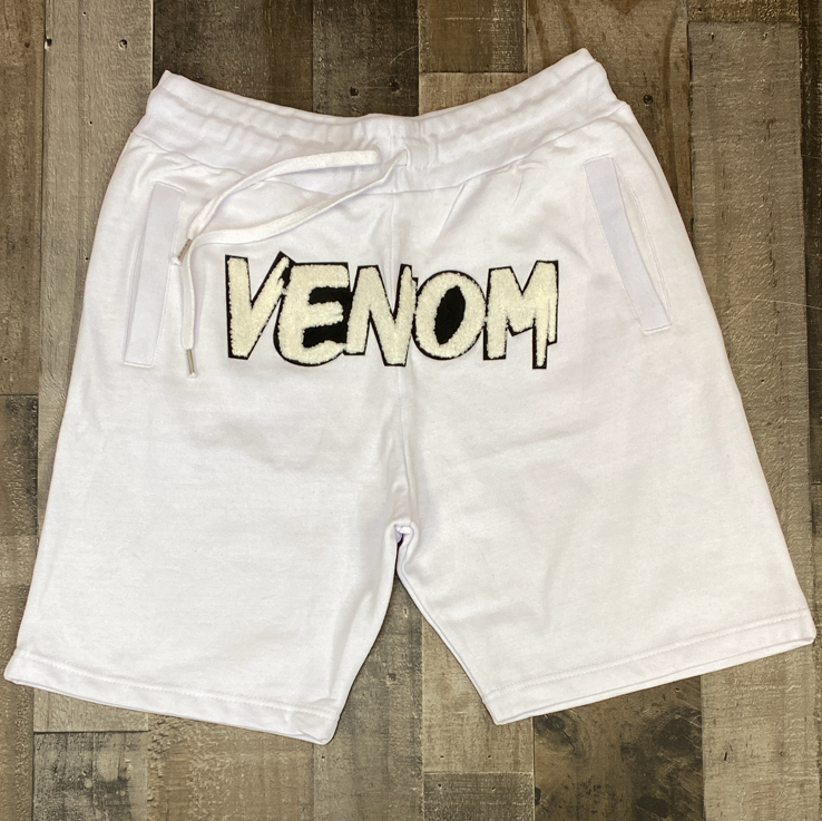 Rawyalty- venom shorts (white)