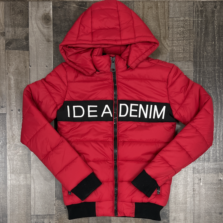 Idea Denim - Logo bubble coat