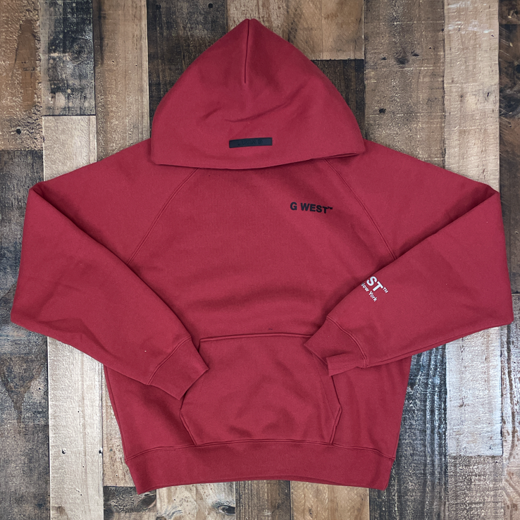 Giorgio West- brick red hoodie (red)