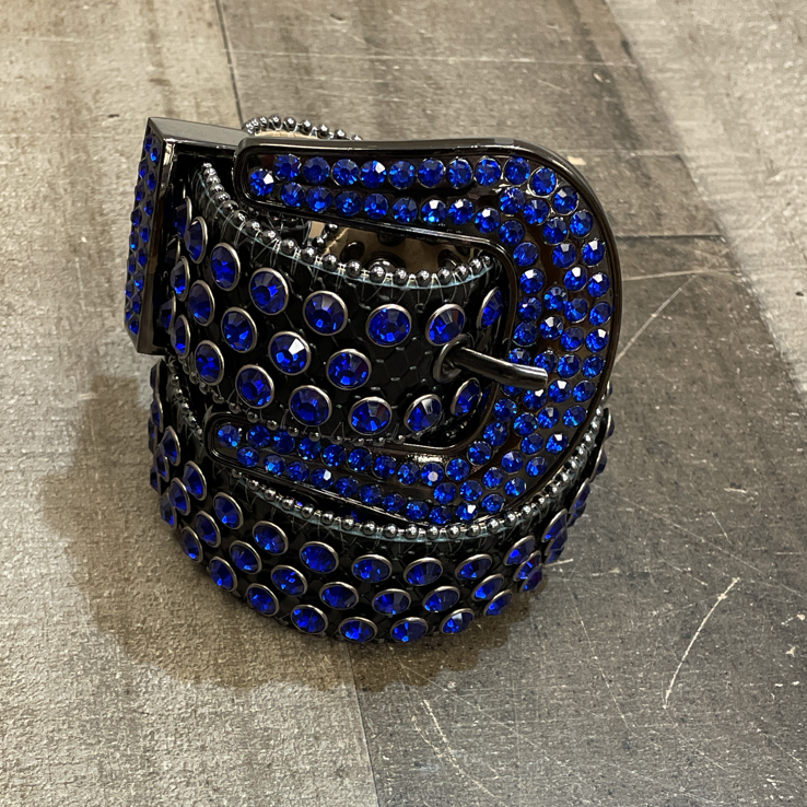 Dna Premium Wear- studded belt (blue/black)