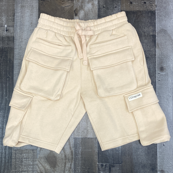 Kilogram- 4 pocket shorts(cream)
