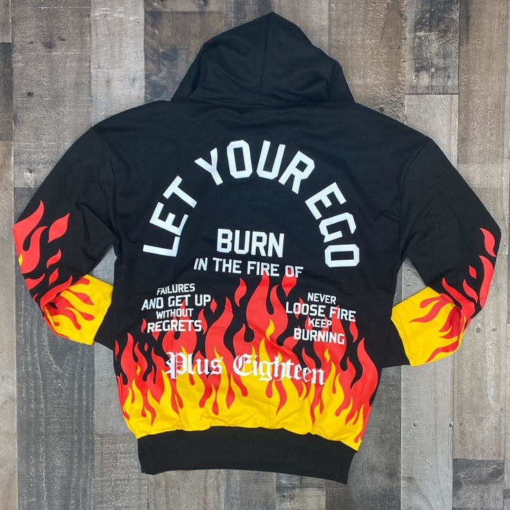 
                  
                    Plus Eighteen- fire hoodie (black)
                  
                