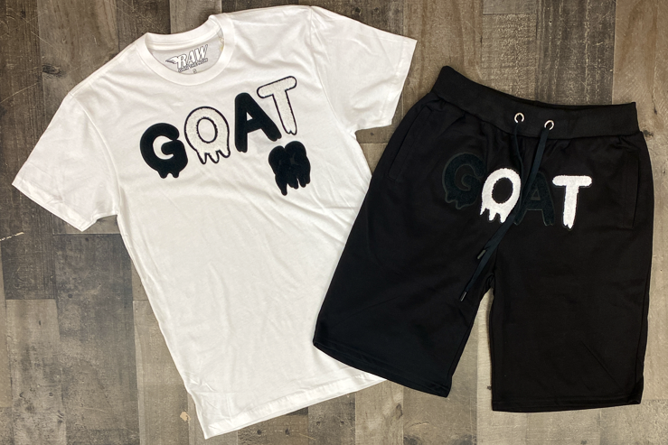 Rawyalty- raw goat shorts set