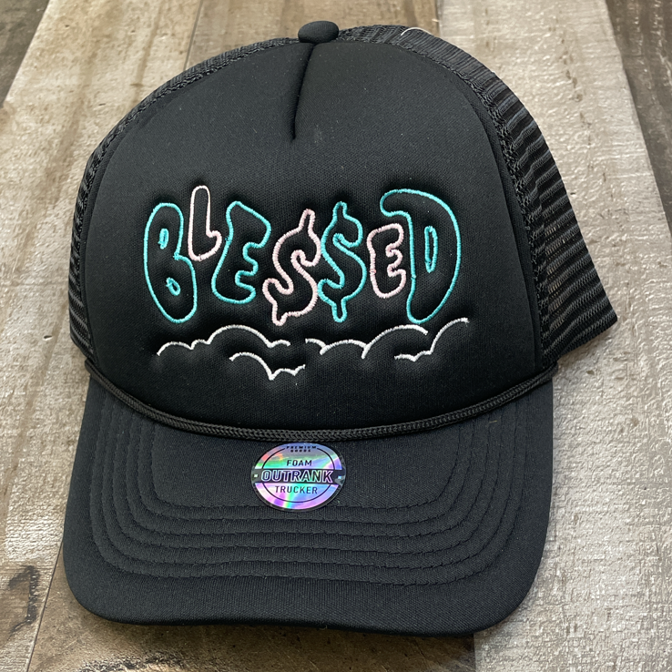 Outrank- blessed trucker hat
