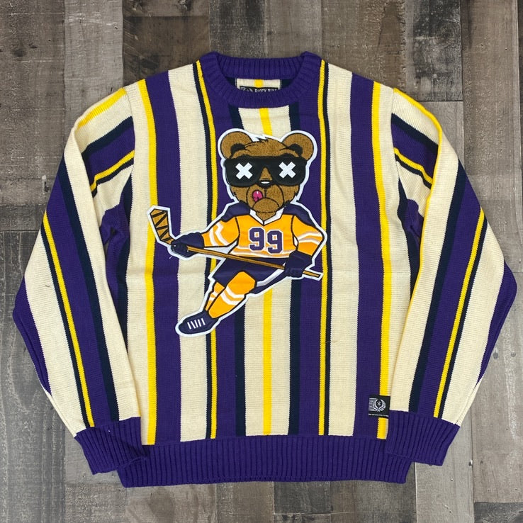 Black pike- hockey bear sweater