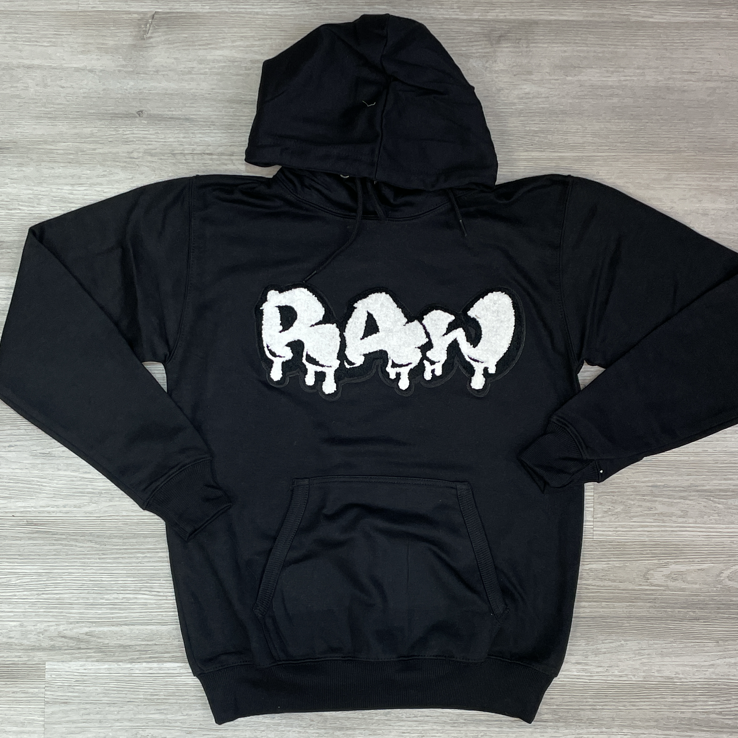 Rawyalty - raw drip hoodie (black/white)