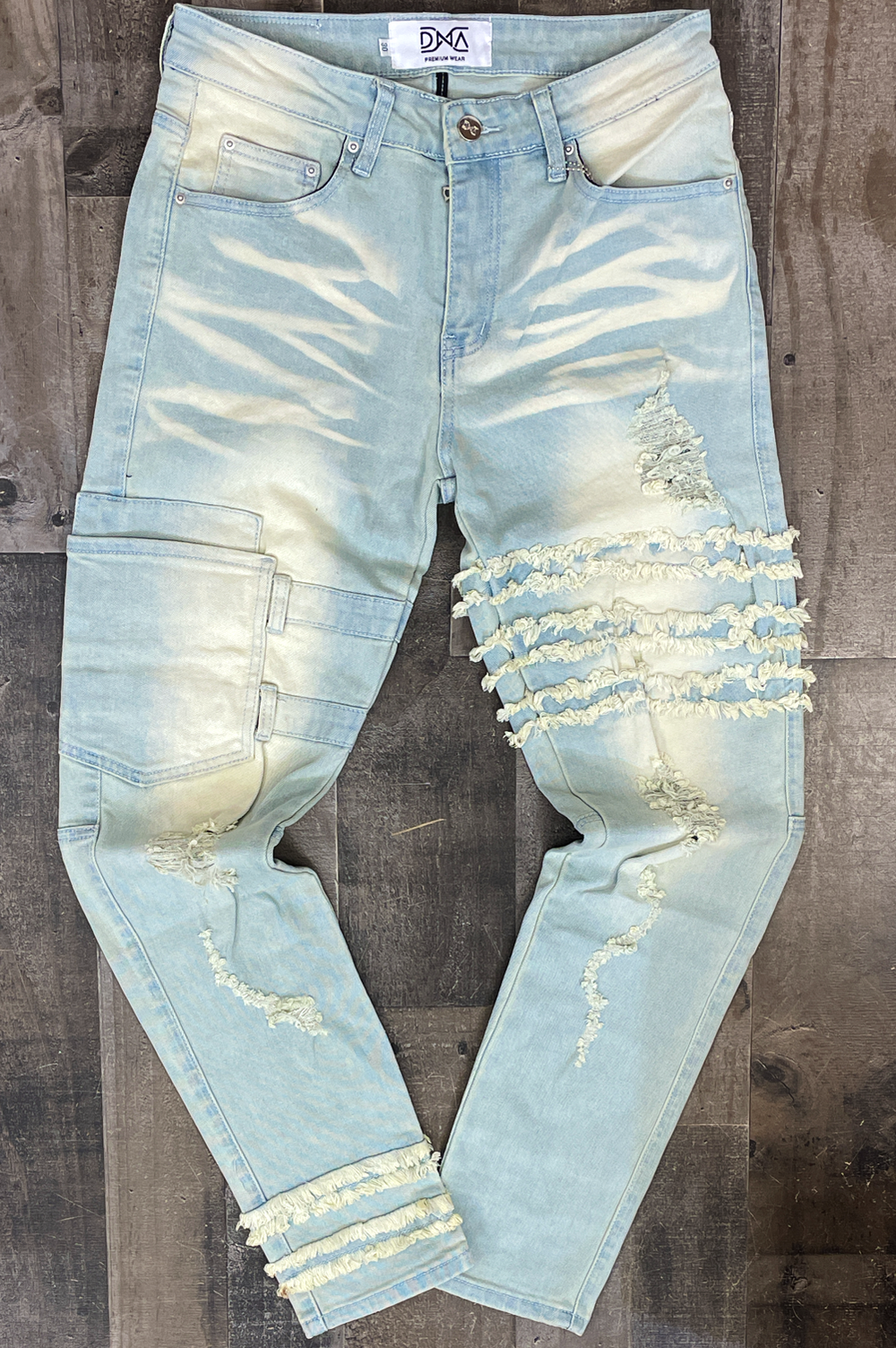 Dna Premium Wear- shredded jeans