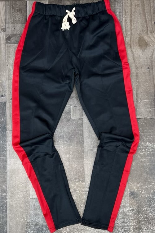 Hudson Outerwear- joggers (black/red)