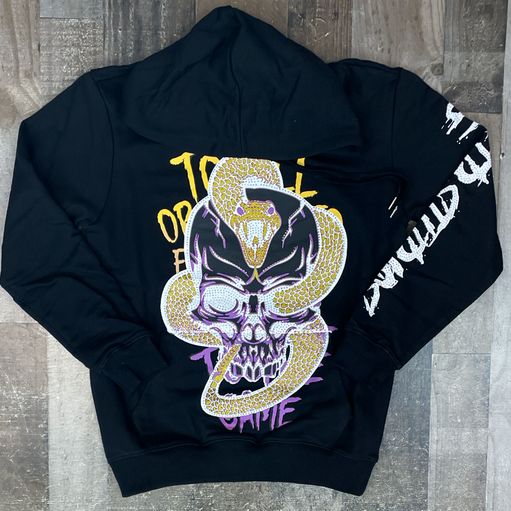 GFTD- halo black hoodie