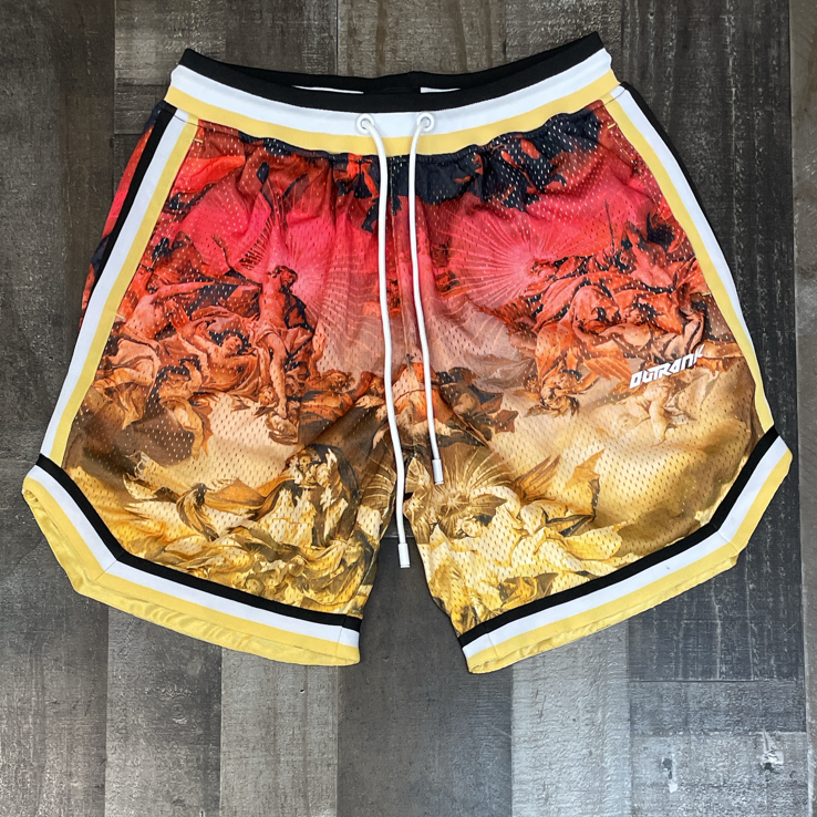 Outrank- highly favored poly mesh shorts