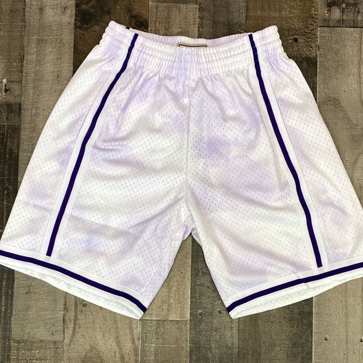 Mitchell & Ness- mesh tie dye team shorts
