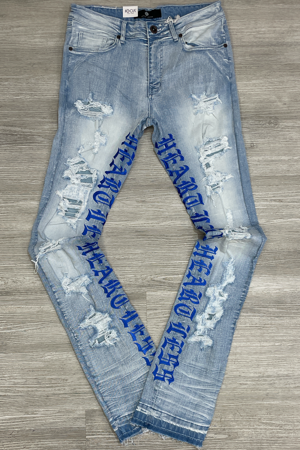 Focus - heartless stack denim jeans wash) – Major Key Clothing