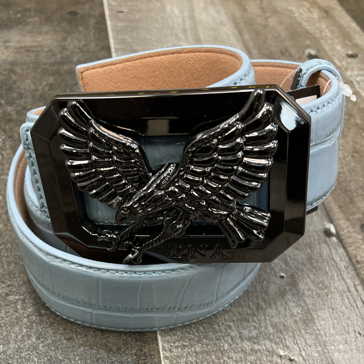 DNA Premium Wear- Eagle leather belt (blue)