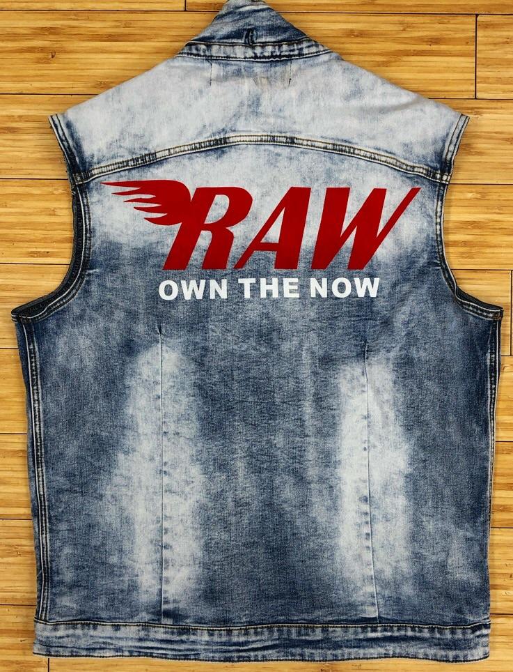 
                  
                    Rawyalty- raw moto denim vest
                  
                